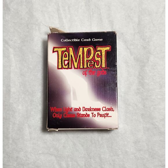 Tempest Of The Gods Starter Deck Pack Of 70 Black Dragon 1995 New Open Box - Picture 5 of 7